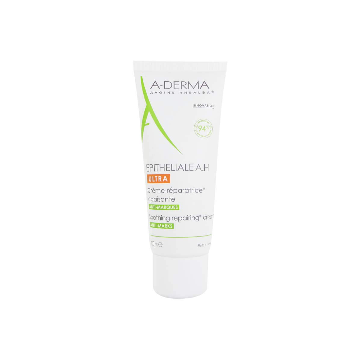 Aderma Epitheliale A.H Ultra Soothing Repairing Cream - 100ml of intensive care for skin repair, ideal for soothing and restoring sensitive or irritated skin.