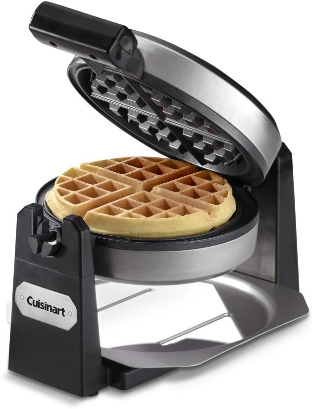 "Cuisinart Waffle-Iron Maker - Single, Black/Stainless design for the perfect homemade waffles."