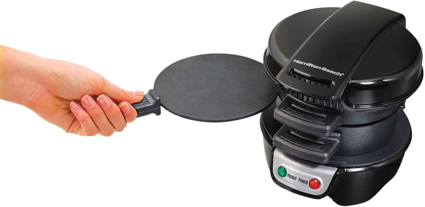 Hamilton Beach Breakfast Sandwich Maker - Create customized breakfast sandwiches effortlessly with this kitchen favorite.